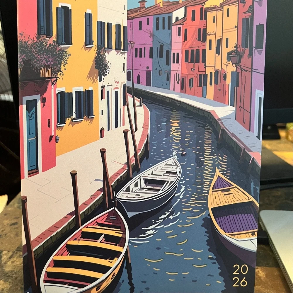 Brand New 2026 Italy Calendar Book